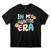Black in my auntie era Heavy Core Tee - MaliasSmallBusiness