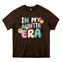 Chocolate Brown in my auntie era Heavy Core Tee - MaliasSmallBusiness