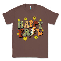 Chestnut happy fall smiley face Classic Tee - BarkalooDesign