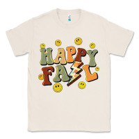 Natural happy fall smiley face Classic Tee - BarkalooDesign