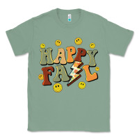Sage happy fall smiley face Classic Tee - BarkalooDesign