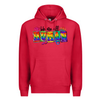 Cardinal we are all human Premium Hoodie - FaDigitalArtStudio