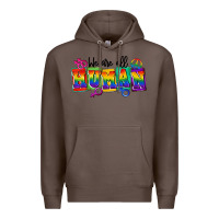 Coffee we are all human Premium Hoodie - FaDigitalArtStudio
