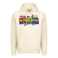 Sandshell we are all human Premium Hoodie - FaDigitalArtStudio