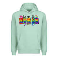 Seafoam we are all human Premium Hoodie - FaDigitalArtStudio