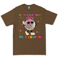 Cacao the party don t start til i drop in Premium Tee - MaliasSmallBusiness