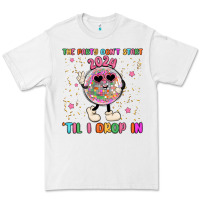 White the party don t start til i drop in Premium Tee - MaliasSmallBusiness