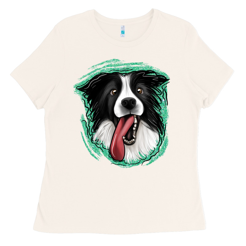 Border Collie Ladies Tee by Jasminsmagicworld | Teevron