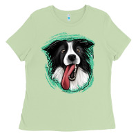 Matcha border collie Ladies Tee - Jasminsmagicworld