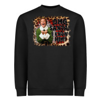 Black omg santa i know him elf Heavyweight Sweatshirt - CowGirlArtShop