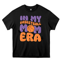 Black in my basketball mom era Heavy Core Tee - MaliasSmallBusiness