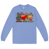 Colony Blue Peace love tacos Long Sleeve Tee - NancyCooperArtShop
