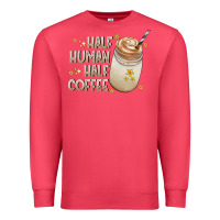 Cardinal Half Human Half Coffee Premium Sweatshirt - CowhideDigitalArt