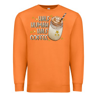 Carrot Half Human Half Coffee Premium Sweatshirt - CowhideDigitalArt