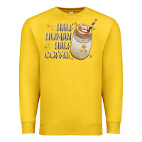 Lemon Half Human Half Coffee Premium Sweatshirt - CowhideDigitalArt