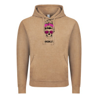 Vintage Coffee Pink Glitter, Leopard Pattern Mom Skull Vintage Hoodie - Bettercallsaul