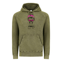 Vintage Olive Pink Glitter, Leopard Pattern Mom Skull Vintage Hoodie - Bettercallsaul