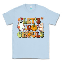 Dusty Blue halloween lets go ghouls Classic Tee - BarkalooDesign