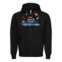 Black Too cute to be neurotypical Zipper Hoodie - FaDigitalArtStudio