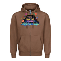Chestnut Too cute to be neurotypical Zipper Hoodie - FaDigitalArtStudio