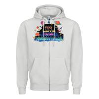 Dove Grey Too cute to be neurotypical Zipper Hoodie - FaDigitalArtStudio