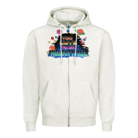 Oatmeal Heather Too cute to be neurotypical Zipper Hoodie - FaDigitalArtStudio