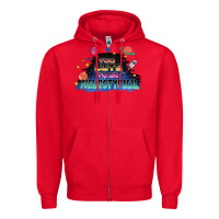 Red Too cute to be neurotypical Zipper Hoodie - FaDigitalArtStudio