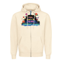 Sandshell Too cute to be neurotypical Zipper Hoodie - FaDigitalArtStudio