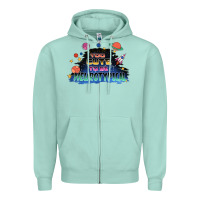 Seafoam Too cute to be neurotypical Zipper Hoodie - FaDigitalArtStudio