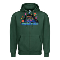 Sports Green Too cute to be neurotypical Zipper Hoodie - FaDigitalArtStudio