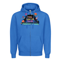 True Royal Too cute to be neurotypical Zipper Hoodie - FaDigitalArtStudio