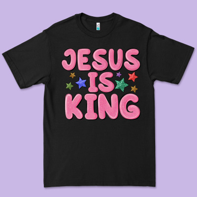 Jesus Is King Premium Tee Designed By Maliassmallbusiness