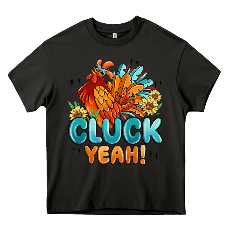 Cluck Yeah Heavy Core Tee by MaliasSmallBusiness | Teevron