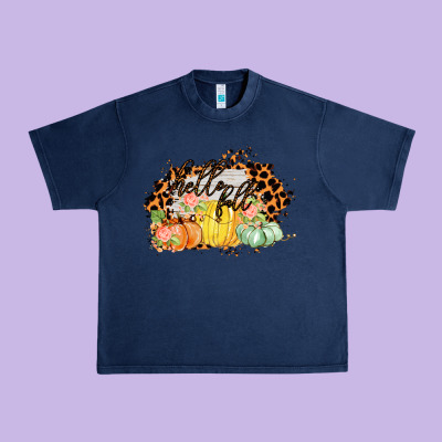 Hello Fall Urban Heavy Tee Designed By Bettercallsaul