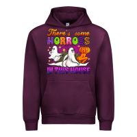 Mauve Wine theres some horrors in this house Urban Hoodie - Artiststas