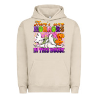 Pigment French Oak theres some horrors in this house Urban Hoodie - Artiststas