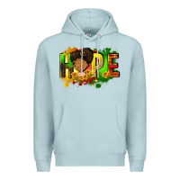 Blue Mist Hope Juneteenth Premium Hoodie - FaDigitalArtStudio