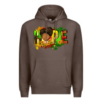 Coffee Hope Juneteenth Premium Hoodie - FaDigitalArtStudio