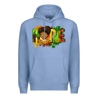 Colony Blue Hope Juneteenth Premium Hoodie - FaDigitalArtStudio