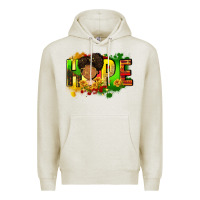 Oatmeal Heather Hope Juneteenth Premium Hoodie - FaDigitalArtStudio
