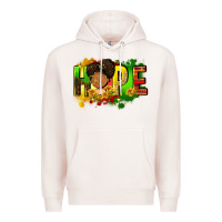 Pale Pink Hope Juneteenth Premium Hoodie - FaDigitalArtStudio