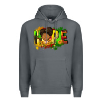 Rock Hope Juneteenth Premium Hoodie - FaDigitalArtStudio