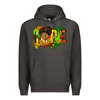 Smoke Hope Juneteenth Premium Hoodie - FaDigitalArtStudio