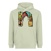 Matcha farm life alphabet lowercase letters n Heavyweight Hoodie - BundleAndBundleShop