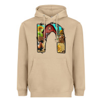 Mushroom farm life alphabet lowercase letters n Heavyweight Hoodie - BundleAndBundleShop