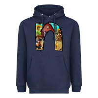 Navy farm life alphabet lowercase letters n Heavyweight Hoodie - BundleAndBundleShop