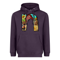 Plum farm life alphabet lowercase letters n Heavyweight Hoodie - BundleAndBundleShop