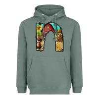 Sage farm life alphabet lowercase letters n Heavyweight Hoodie - BundleAndBundleShop
