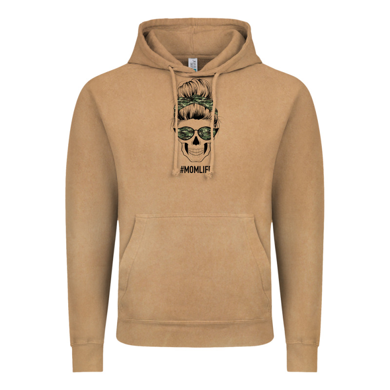 Camouflage Pattern Mom Skull Vintage Hoodie by Bettercallsaul | Teevron
