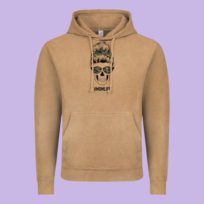 Camouflage Pattern Mom Skull Vintage Hoodie Designed By Bettercallsaul